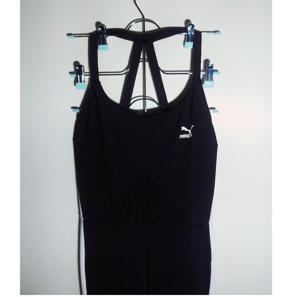 **SOLD** Puma archive T7 jumpsuit black white sz L - Picture 5 of 8